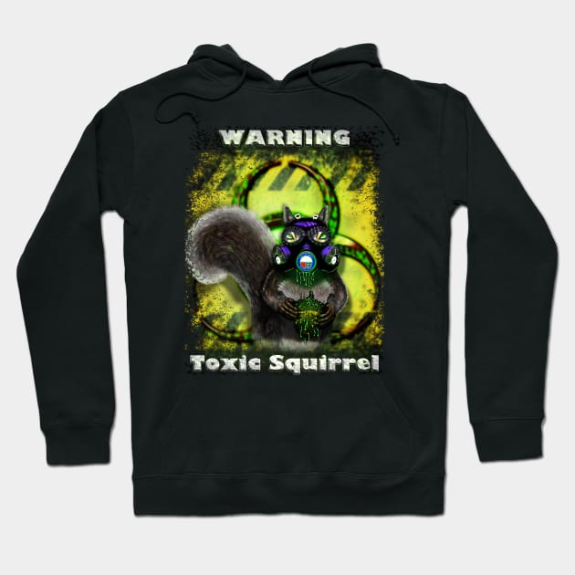 Toxic Squirrel Hoodie by asaiphoto